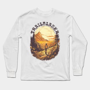 Trailblaze Your Way Through Nature - Hiking and Camping Long Sleeve T-Shirt